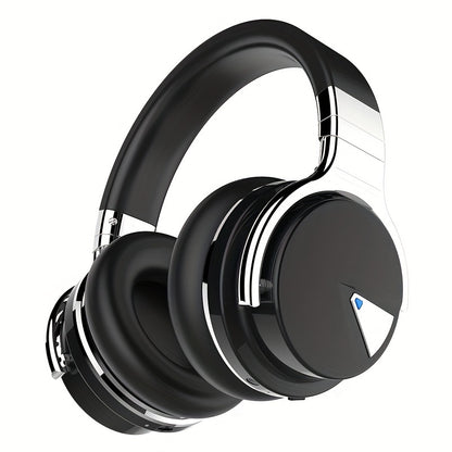 30 Hours Playtime Active Headphones E7 Active Noise Cancelling Headphones Wireless Headphones With Microphone Deep Bass Comfortable Protein Earpads 30 Hours Playtime Over Ear