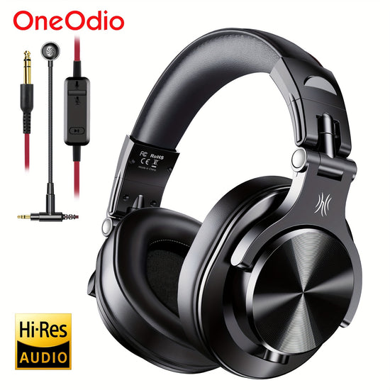 HiRes Audio OneOdio A71m Gaming Headset  Studio DJ Quality OverEar Wired Headphones with Detachable Cables  Boom Mic  Comfort Fit with Adjustable Headband for PC PS4 Xbox One Office 35mm635mm Stereo Skype Zoom